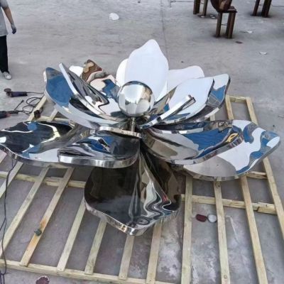 不锈钢镜面抽象凤凰雕塑 动物雕塑厂家